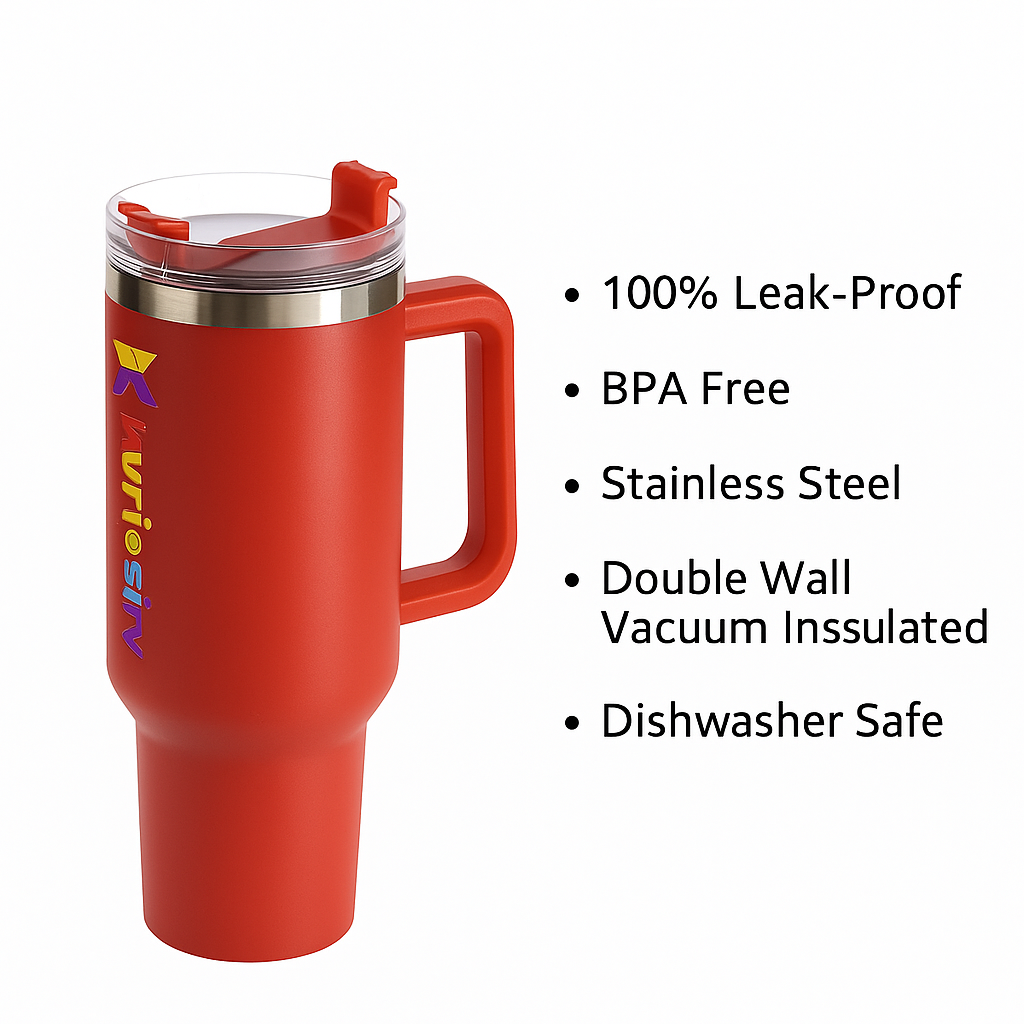 Kuriosity™ Stainless Steel Travel Tumbler – 1200ml