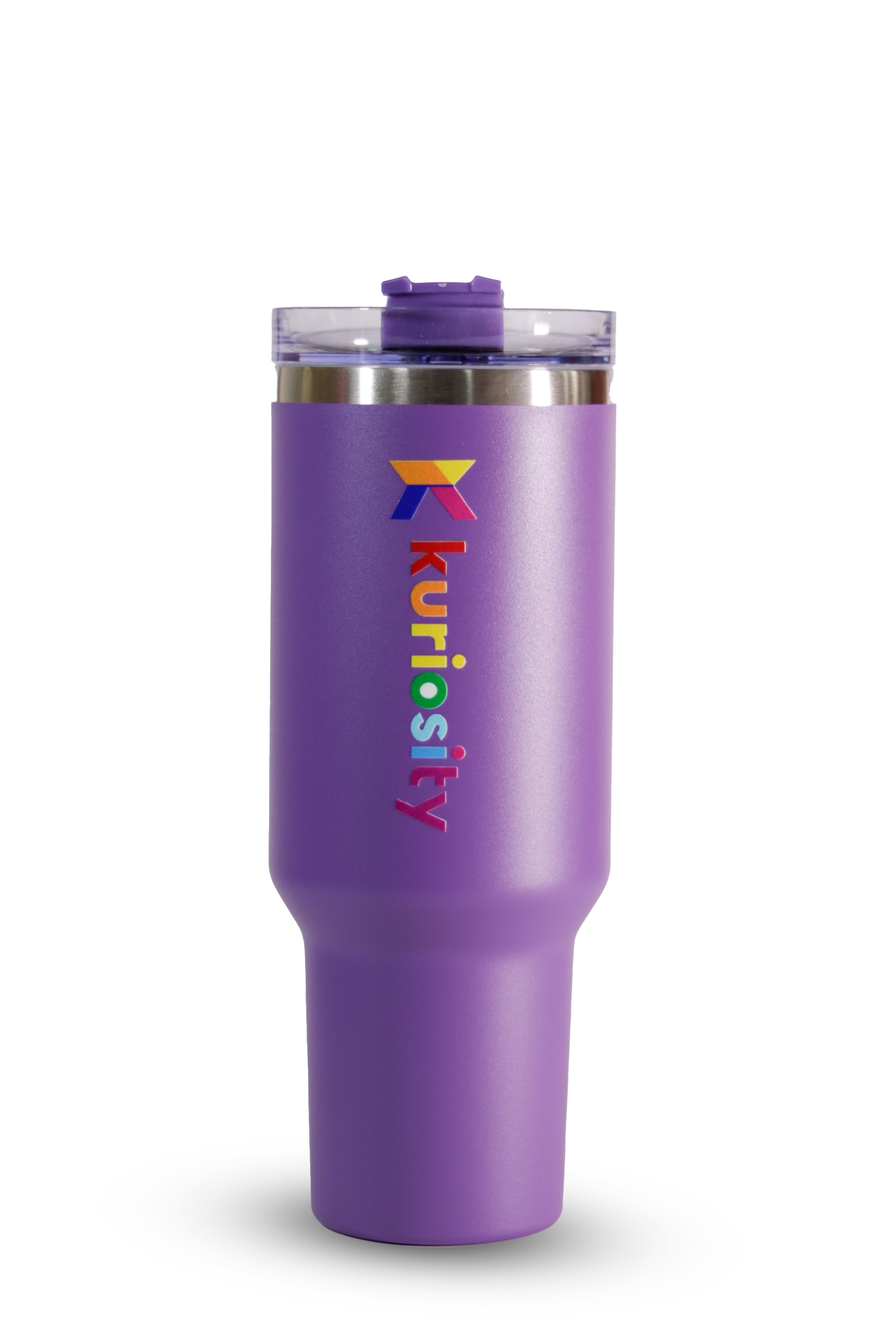 "Eco-friendly stainless steel purpel tumbler bottle for office, gym, or travel"