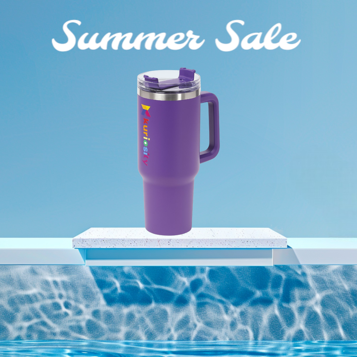 Kuriosity™ Stainless Steel Travel Tumbler – 1200ml